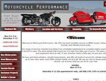 Tablet Screenshot of motorcycleperf.com